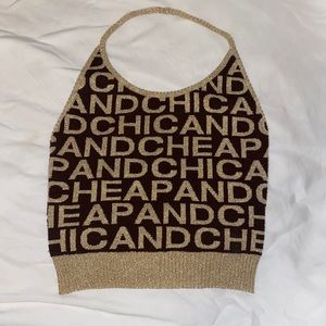 Moschino Cheap and Chic Halter Top